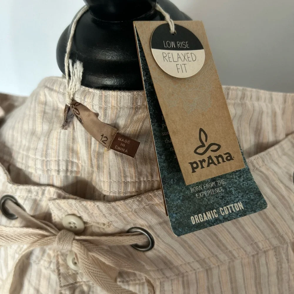 Prana Steph Pant color Stone NWT Size 12 - Picture 2 of 4